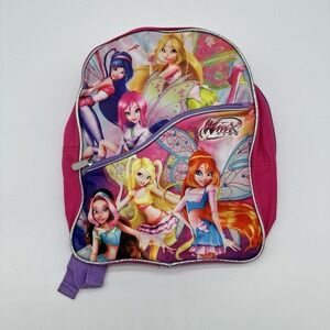 VTG Y2K Winx Club Backpack Small‎ Mini Collectible Character Pink Fairies 2013